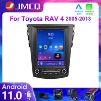 jmcq 2din 4g android 11 car radio multimedia video player for toyota rav4 rav 4 2005 2013 navigation gps carplay android auto