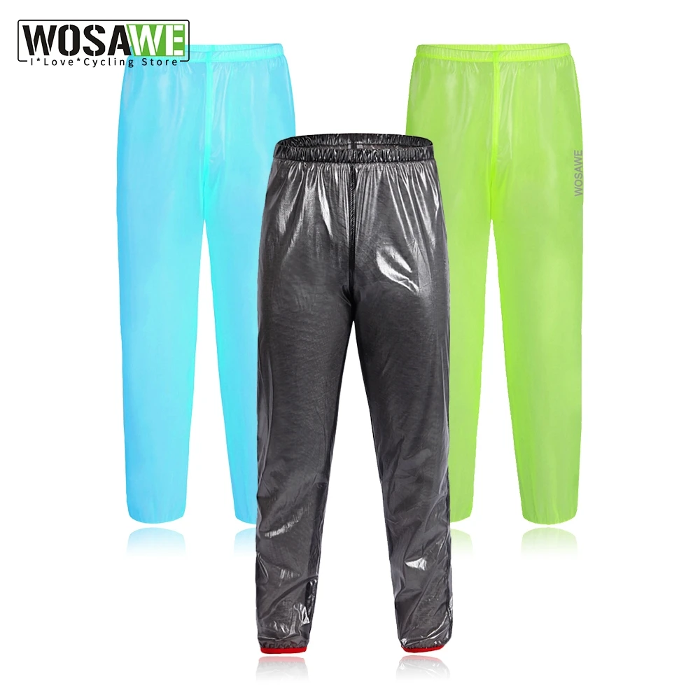 

WOSAWE Waterproof Cycling Rain Pant Quick-Dry MTB Bike Cycling Outdoor Sports Multi-use Running Hiking Camping Fishing Biking