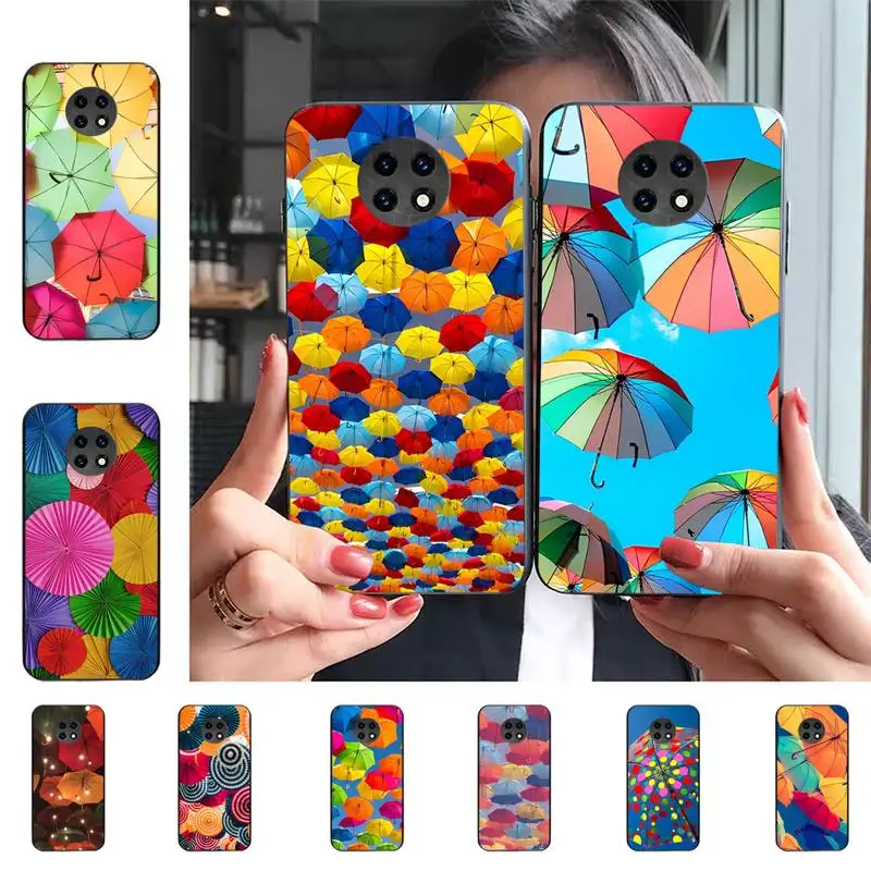 

GUESS Colorful umbrella Phone Case for Samsung S20 lite S21 S10 S9 plus for Redmi Note8 9pro for Huawei Y6 cover