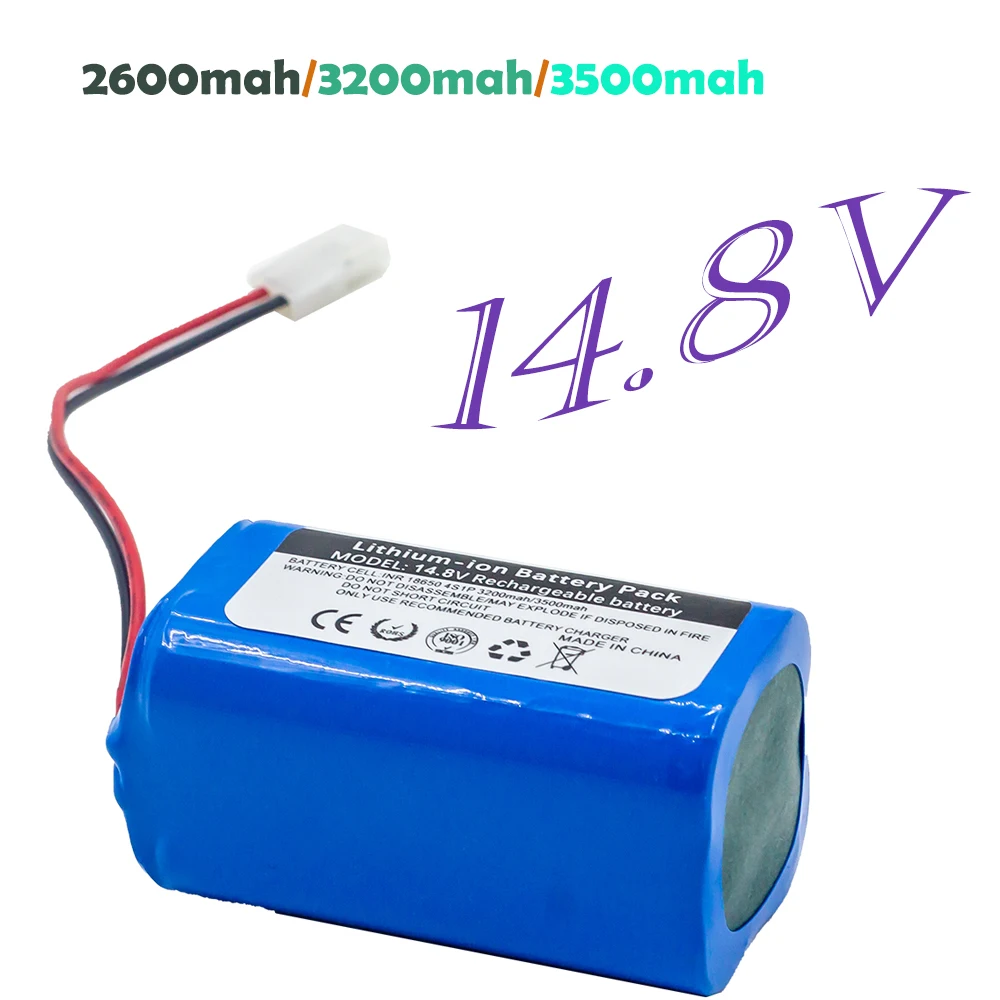 Batería de iones de litio para Robot aspirador Xiaomi G1 MI, paquete de batería 3200, 14,8 V 260 0/3500/18650 mAh, MJSTG1