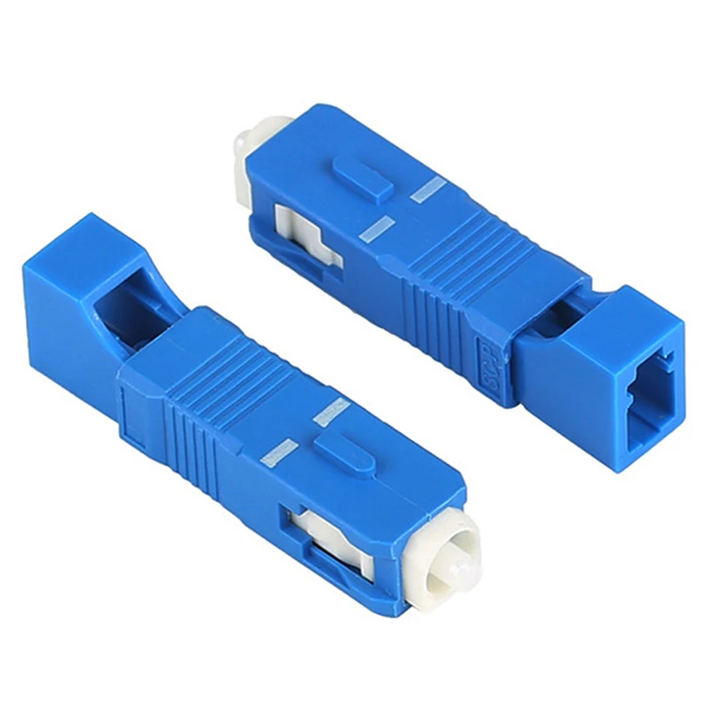 

SC Male To LC Female Single Mode Fiber Optic Hybrid Optical Adaptor Converter