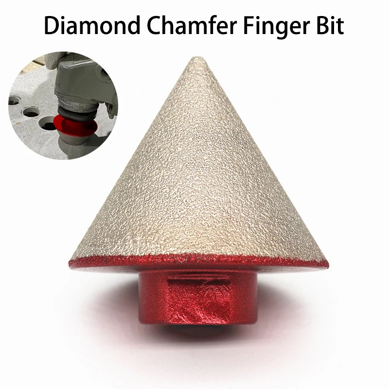 

Diamond Chamfer Finger Bit With 5/8-11 Or M14 Or M10 Thread Punch Tool For Tile Stone Ceramic Trimming Chamfering Bits In Stock