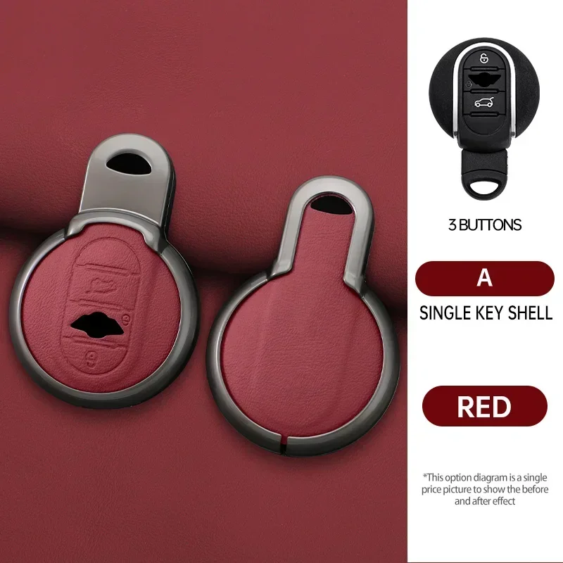 

Чехол для автомобильного дистанционного ключа из цинкового сплава, чехол-держатель для BMW Mini COUNTRYMAN ONE JCW CLUBMAN F56 F55 F54 F57 F60 Roadster