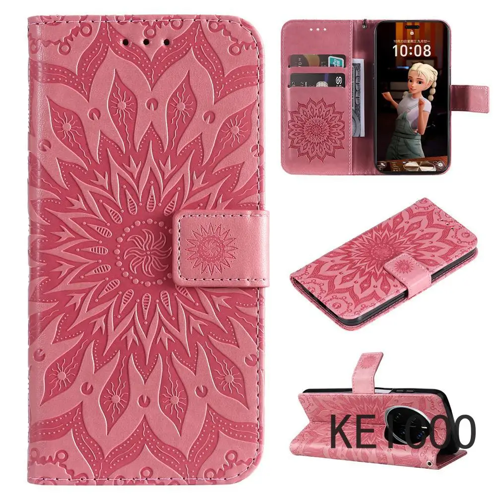 Многофункциональный чехол для телефона с тиснением в стиле ретро Honor Magic5 Magic6 Magic7