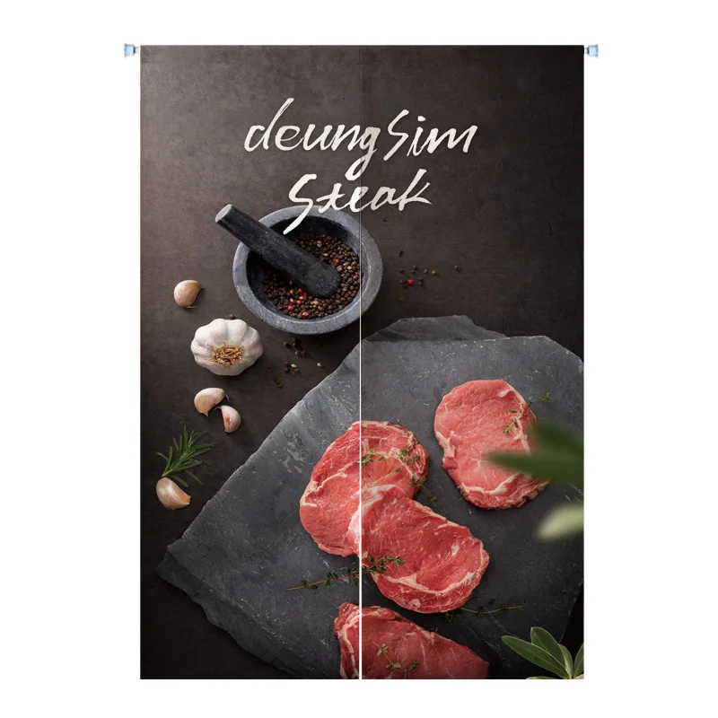 Настенный гобелен в корейском стиле дверная занавеска ткань для стейка ресторан