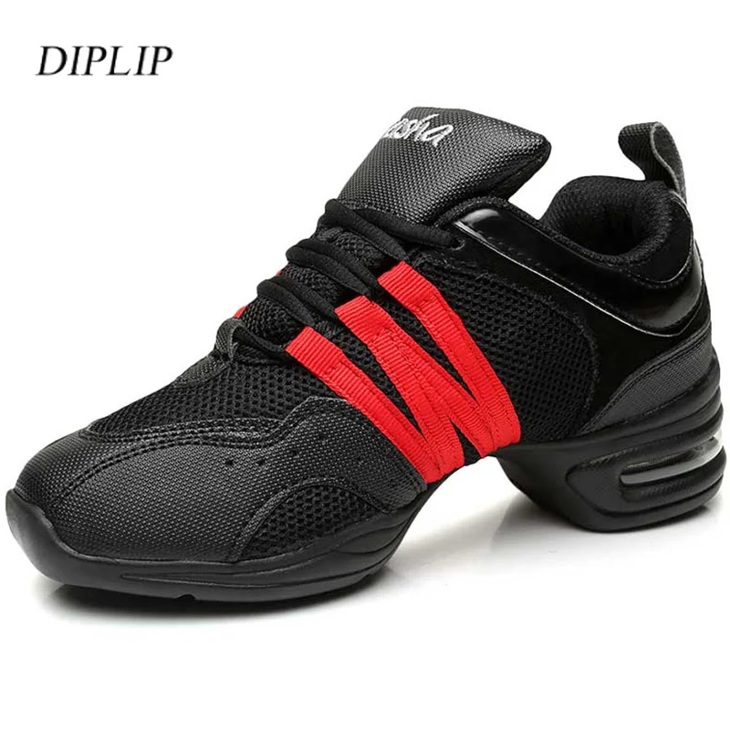 Diplip Dance Sneakers Women Jazz Dance Shoes for Modern Sneakers Mesh Breathable Shoes Ladies Outdoor Soft Bottom Sports Shoes