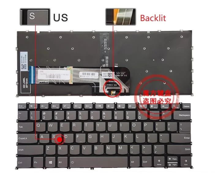 Новая английская клавиатура с подсветкой для Lenovo IdeaPad 5 14IIL05 14ITL05 Flex 14ARE05 5-14IIL05 5-14ARE05