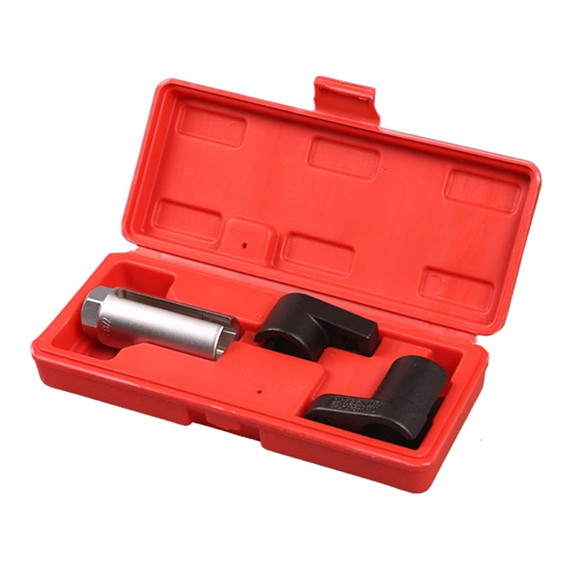 

3Pcs 3/8 Inch Professional Chrome Vanadium Steel Oxygen Sensors Removal Tool Kit Fits for Dismantle Oxygen Sensors