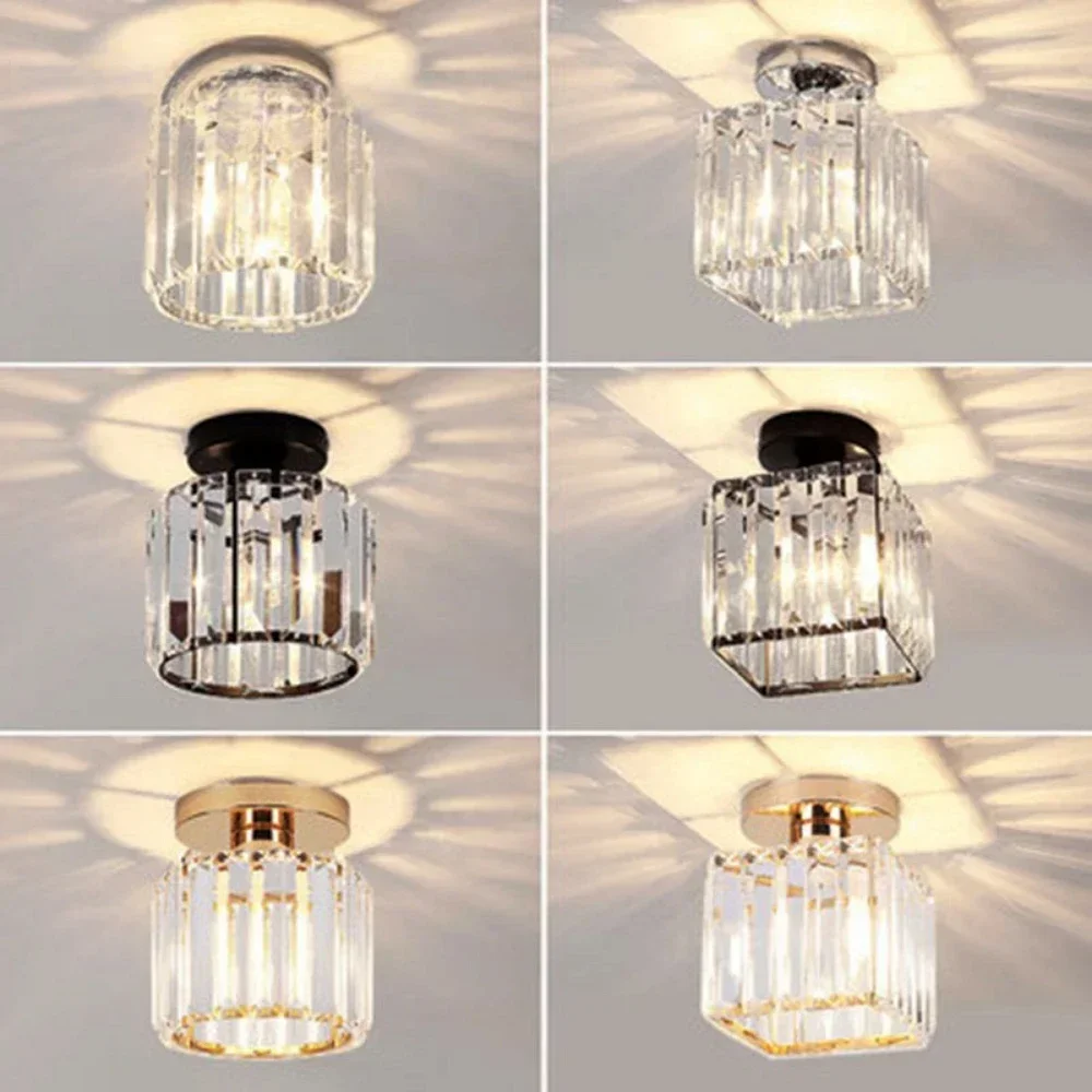 Потолочный светильник с кристаллами