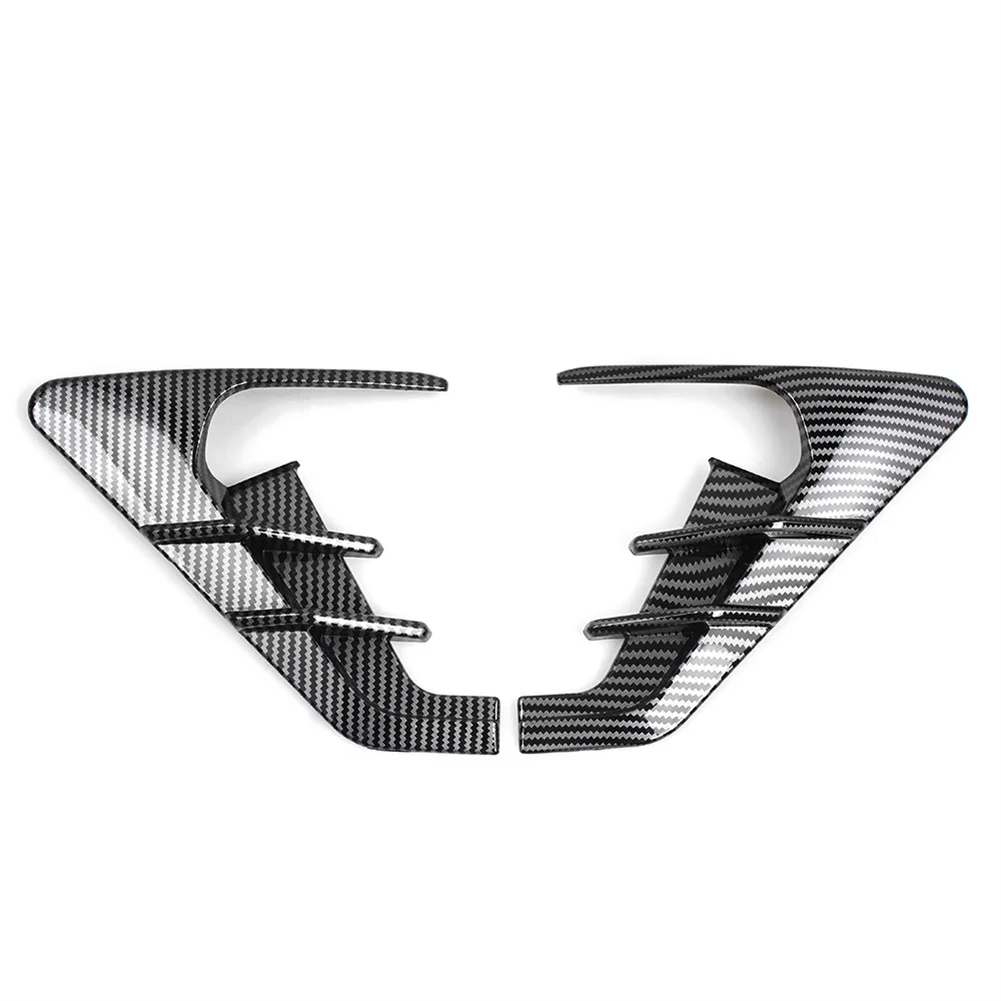 

2pcs For Tesla Model 3/Y 2021 Car Side Fender Camera Flank Cover Styling Sticker Bumper Badge Emble Side Marker Car Accessories