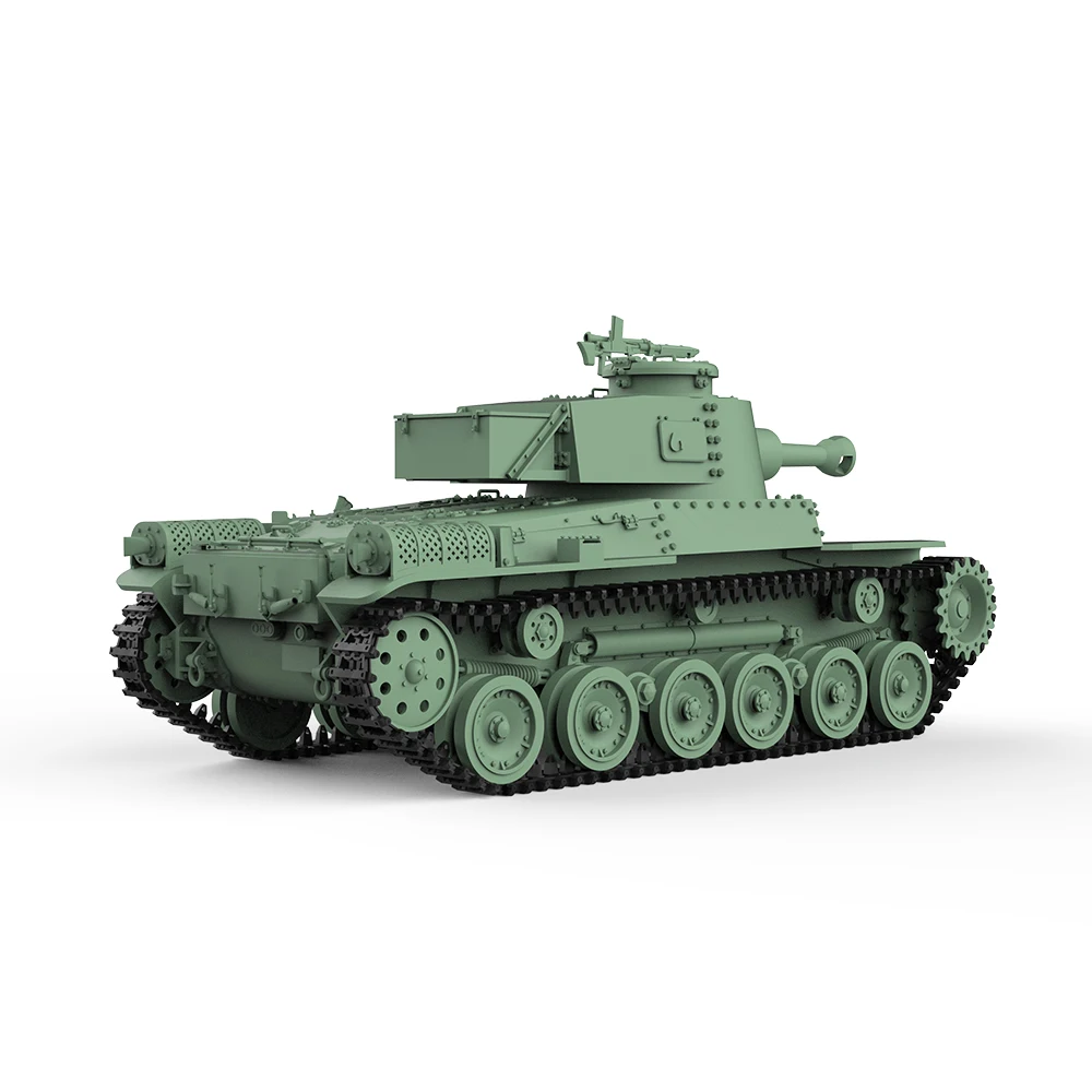 Фото Японский танк Type 97 Chi-Ha с коротким 12-мм пушечным орудием MRY-SFW SS821, масштаб 1/72, 1/48, 1/35, 25 мм, военный модельный набор №4