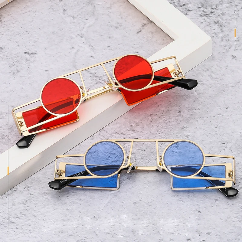 

Fashion Round Punk Sunglasses Men Glasses Steampunk Sunglasses Women Retro Shades Vasos Decorativos Gafas De Sol Zonnebril UV400