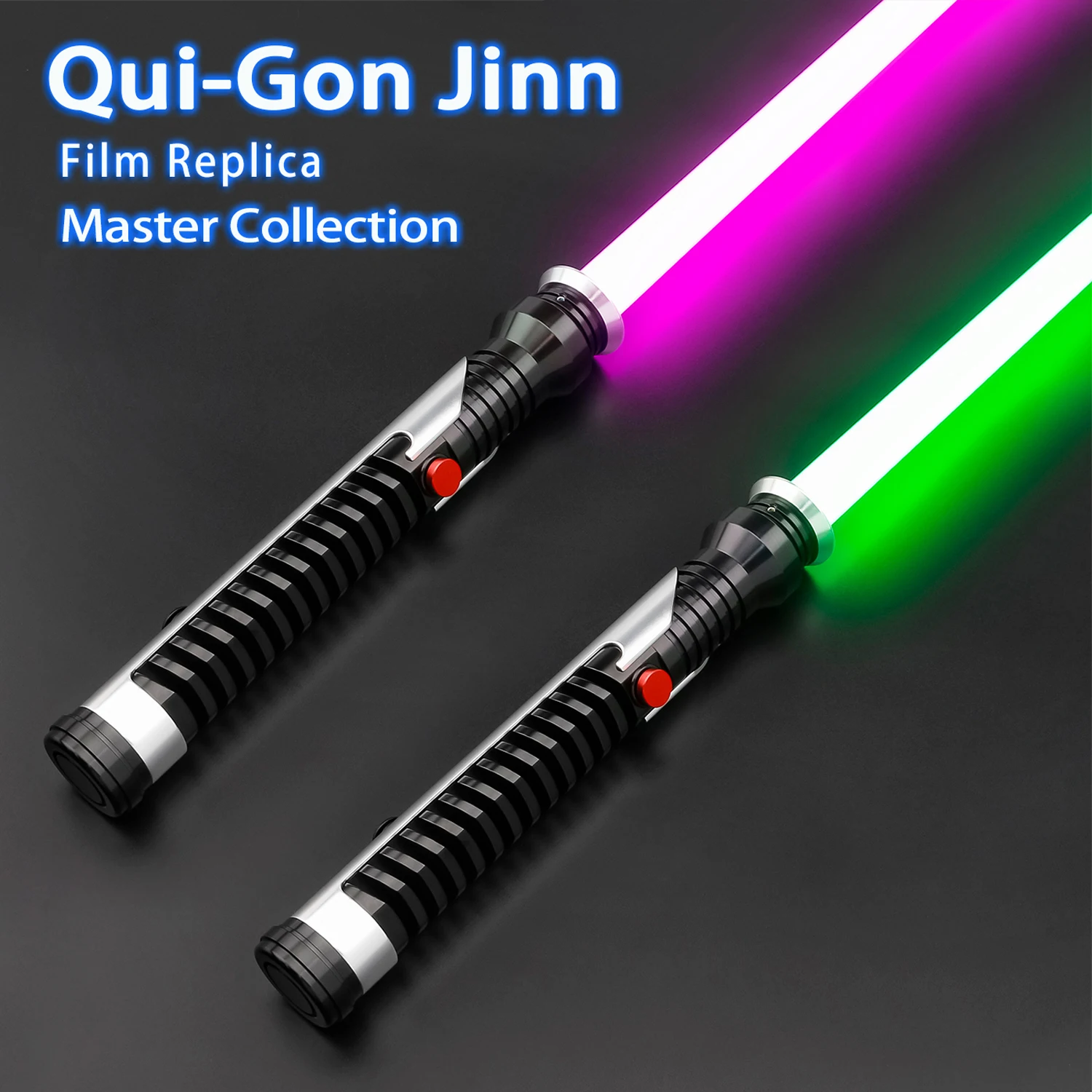 TXQSABER Qui-Gon Jinn Световой меч SNV4 Proffie2.2 Тяжелый дуэльный световой Металлическая