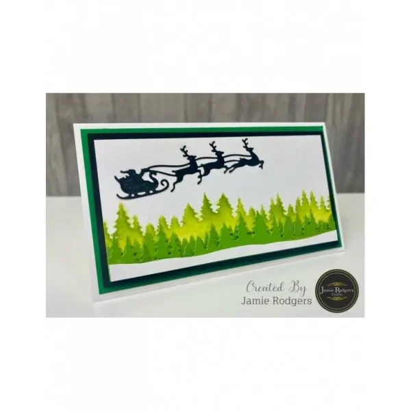 Новинка трафарет с изображением рождественского фонаря елки декоративный