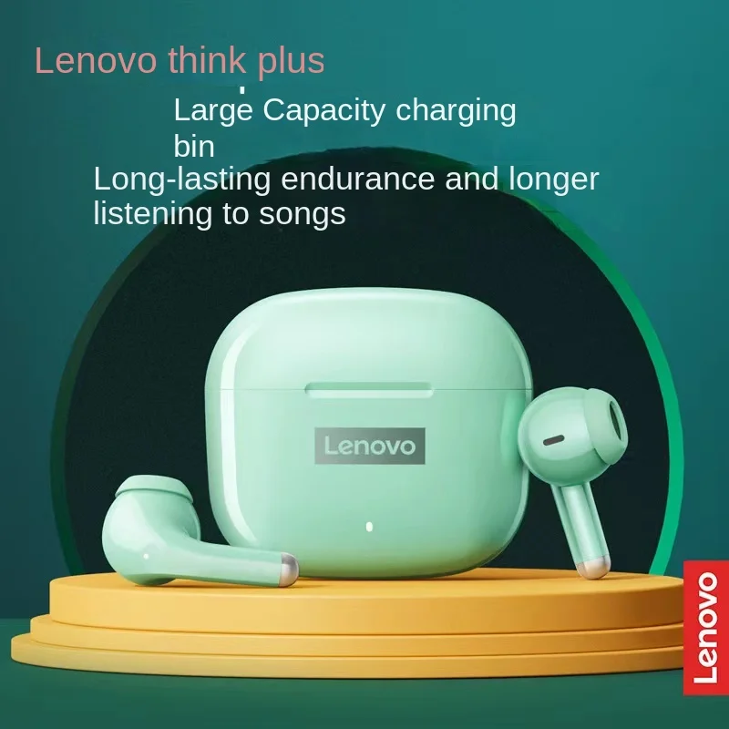 

Original Lenovo LP40 Wreless Bluetooth Earphone in Ear With Mic Handsfree Headset Earbuds For All Phone Sports Bluetooth