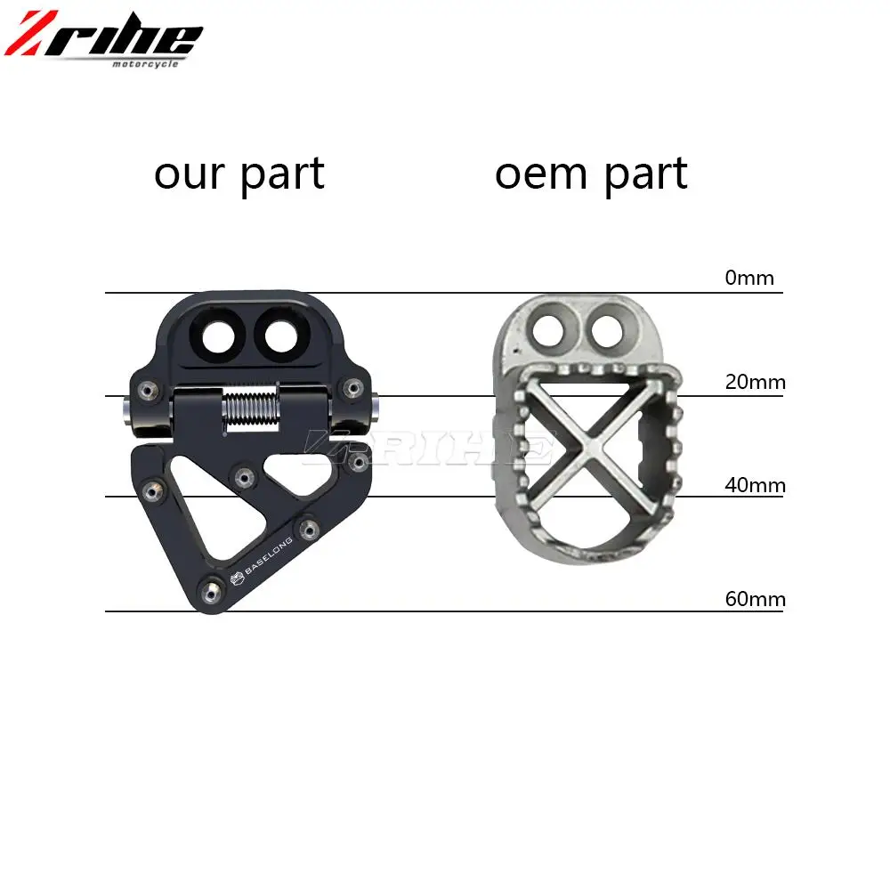 Для мотоцикла 1290 ADVENTURE 2018 2019 2020 2021 2022 1290ADV Складная Задняя Тормозная педаль