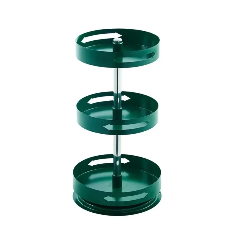 Вращающаяся полка для хранения приправ ящик кухонная многоцелевая вращающаяся