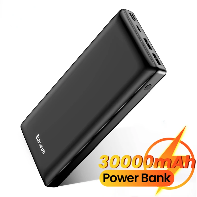 

2023NEW NEW 30000mAh Power Bank USB C Poetable External Battery Charger Fast Charging For iPhone 13 12 Pro Xiaomi Samsung PowerB