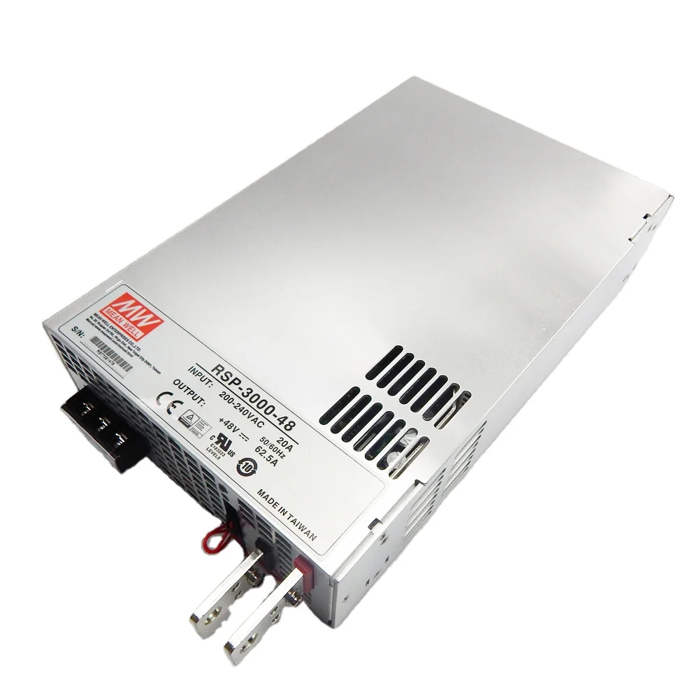 

MEAN WELL 3000W 48V Power Supply RSP-3000-48 DC 48V 125A Switching Mode Power Supply 3000W