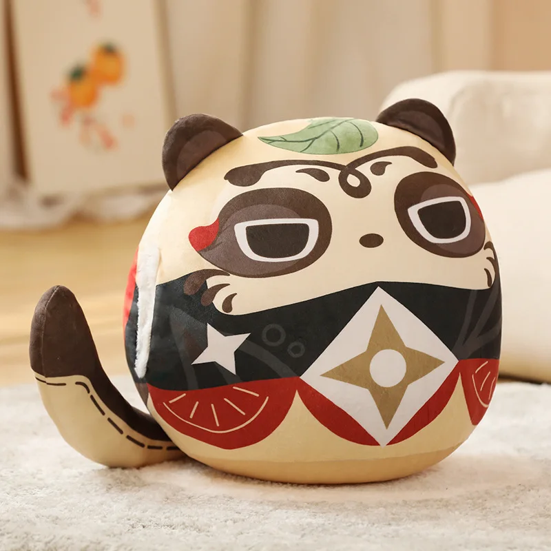 

1pc 15-45cm Genshin Impact Zaoyou Guoba Stuffed Anime Plush Doll Civet Cat Soft Pillow For Kids Boys Birthday Gift