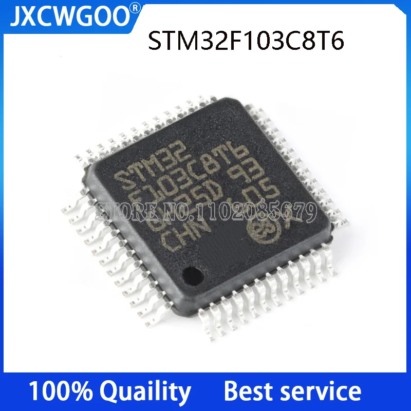 

5PCS-10PCS STM32F103C8T6 F103C8T6 LQFP-48 Cortex-M3 32-bit microcontroller MCU New Original