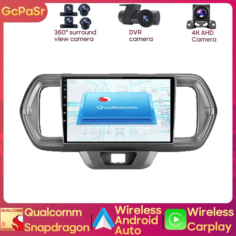 

Автомобильный радиоприемник Qualcomm Snapdragon, видео мультимедийный плеер для Toyota Passo III 3 2016-2021, правая Система Android, навигация GPS, аудио 4G