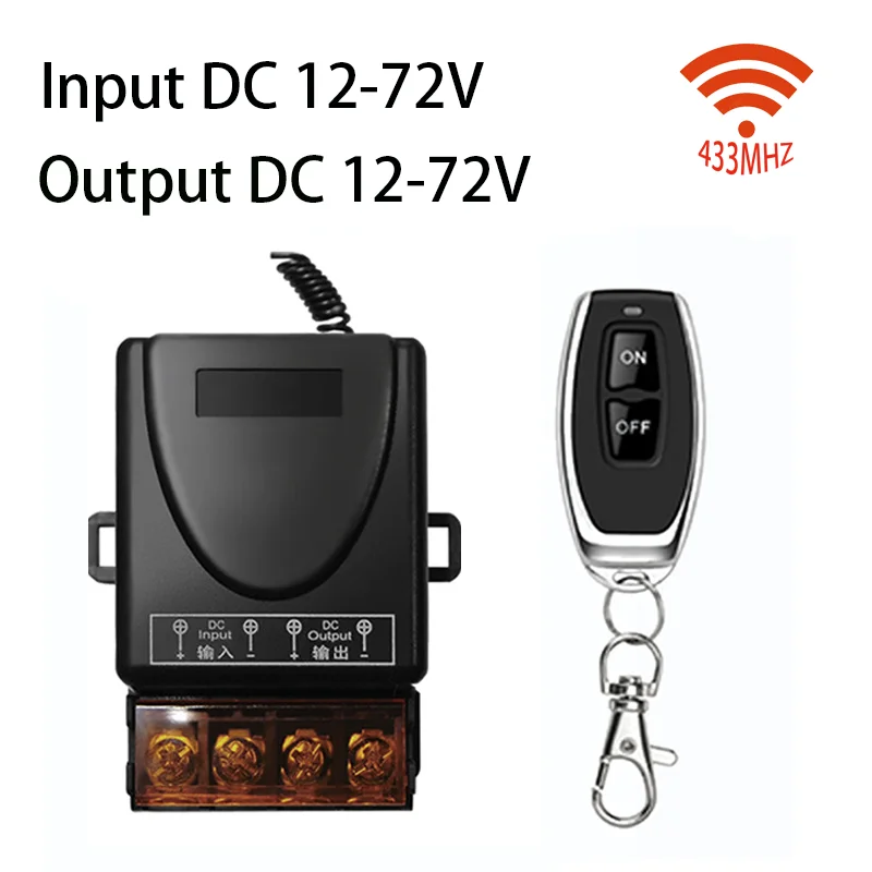 

Универсальный Беспроводной Выключатель на 433 МГц, 12-72 В постоянного тока