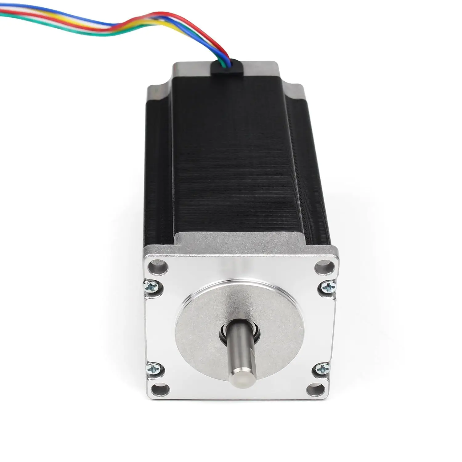 [Eu】 3 шт. или 4 шаговый двигатель Nema23 4-lead 425 Oz-in 112mm 280N. Cm 3A 8mm вал 23HS2430B двухвальный