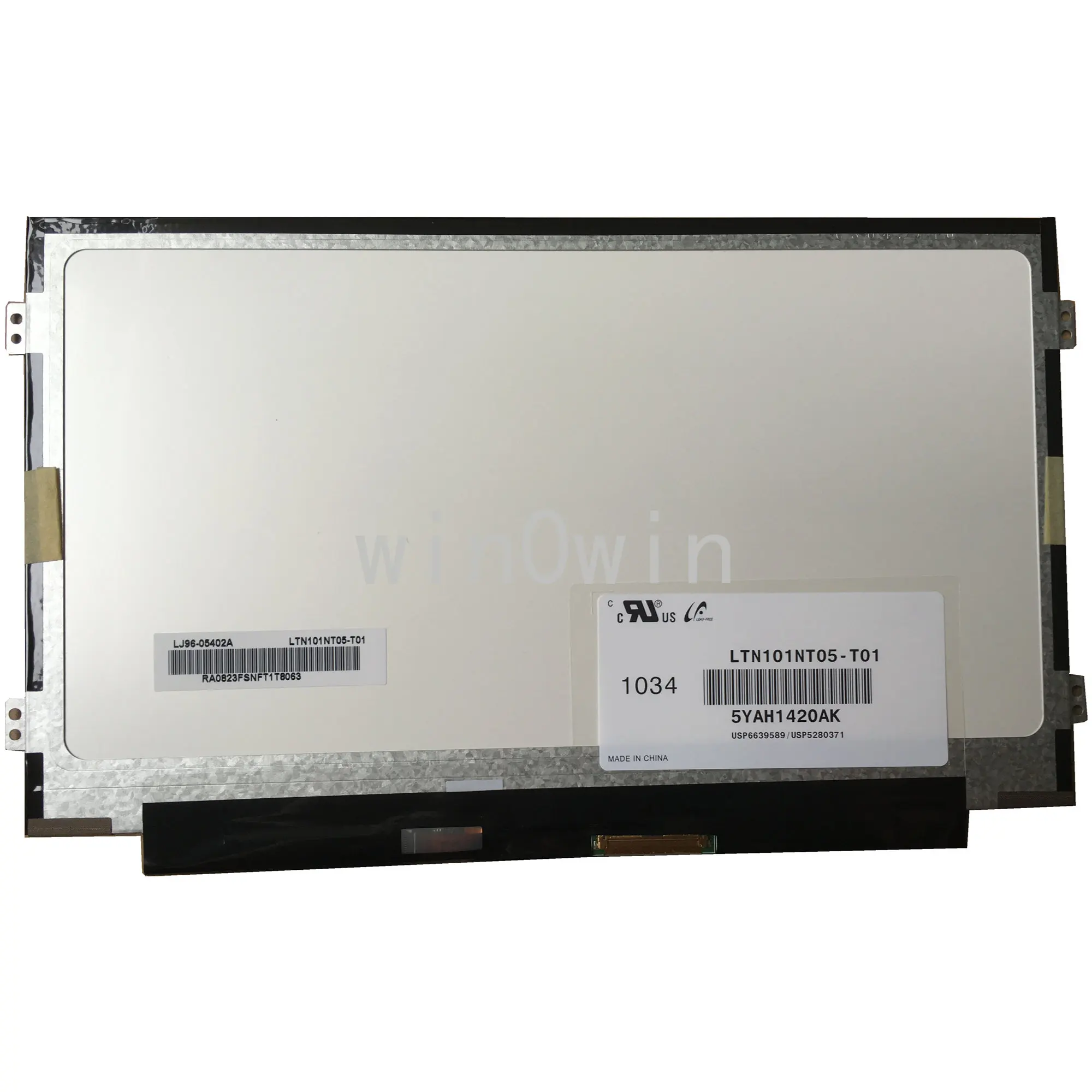LTN101NT05-T01 LTN101NT08 B101AW02 V.0 B101AW06 V.0 V.1 N101L6 HSD101PFW4 1024X600 SLIM
