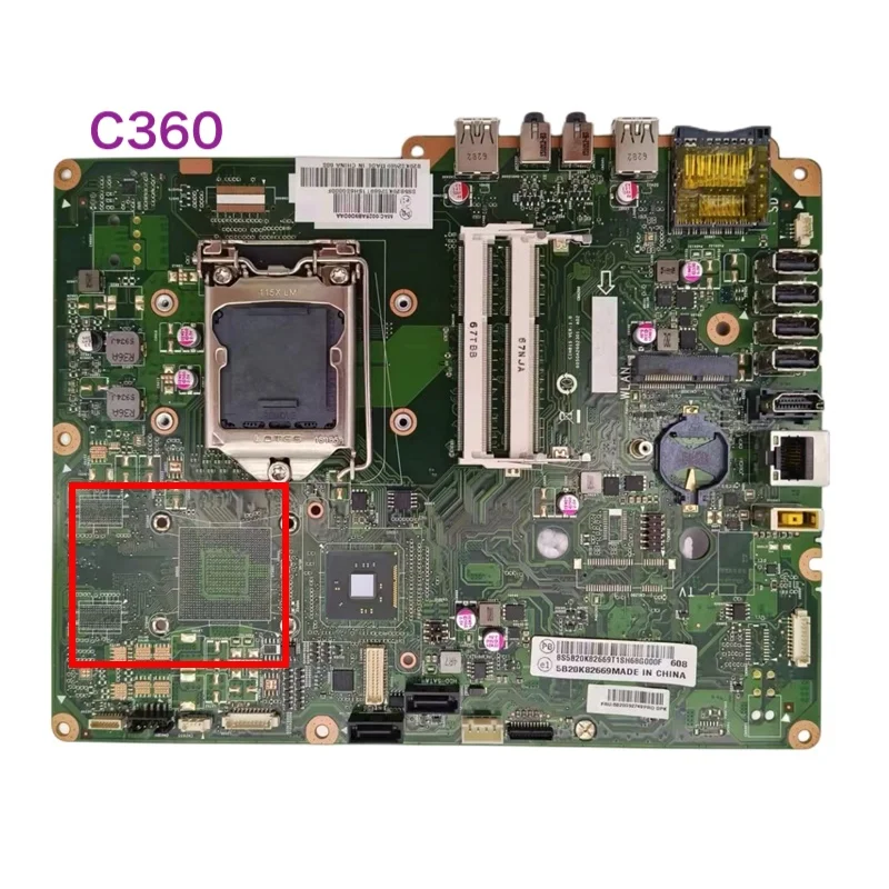 Материнская плата для Lenovo C360 AIO CIH81S VER; 1,0 DDR3 6050A2602301.A02 материнская плата 100% протестирована ок Полная работа