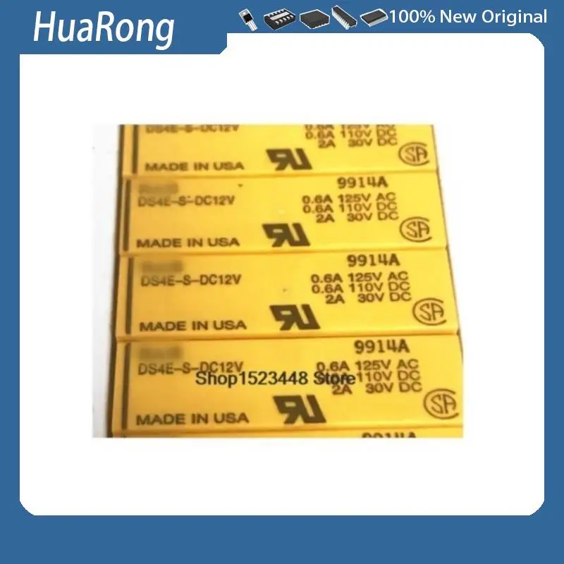 

New import original 100% DS4E-S-DC12V 12V DS4E-S DC12V 2A 30V DC 14PIN 2PCS-5PCS/LOT