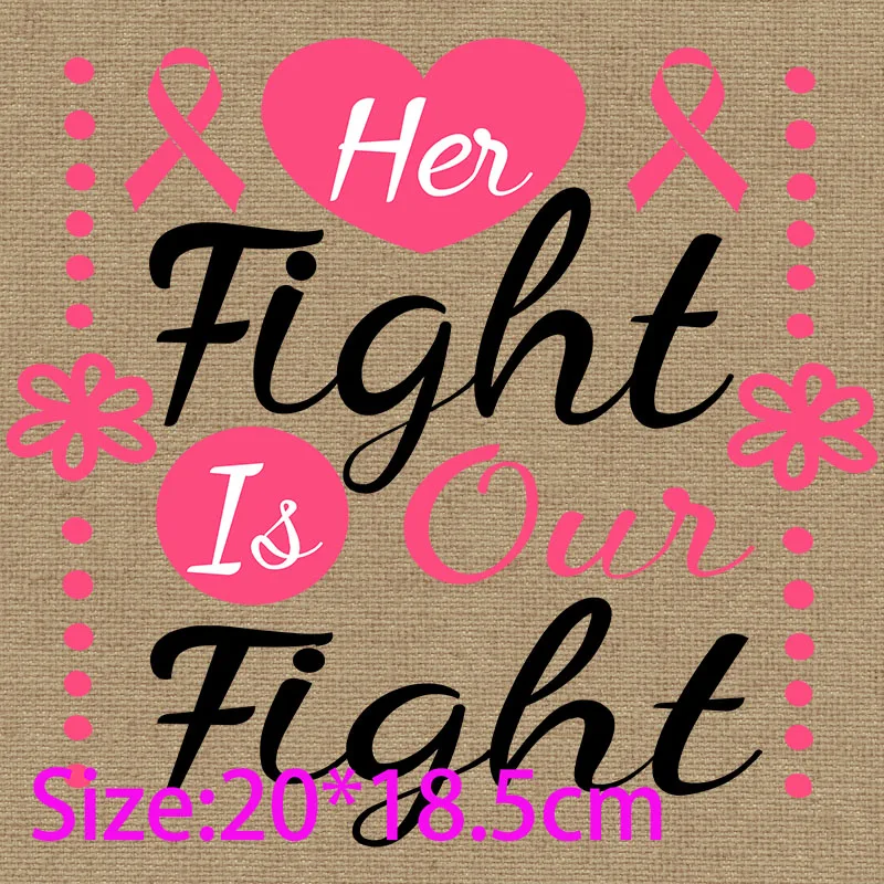 Просто надень и покажи: Осведомленность о раке груди, Жена, Мама, Борец, Сильнее, чем жизнь, Борись полноцветным DTF-переводом.