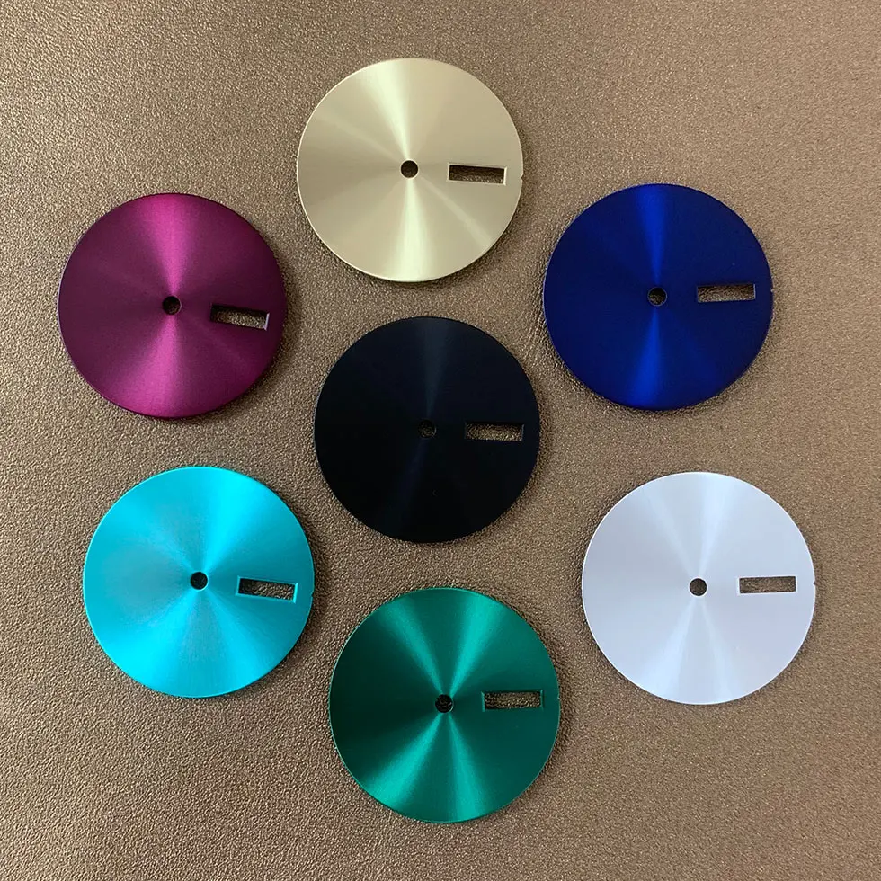 NH35 dial 28.5mm watch dial Radiation lines fit nh35 nh36 4R35 4R36 6R 7S Japan movement Crwon at 3.0/3.8/4.1 Watch Replace Dial