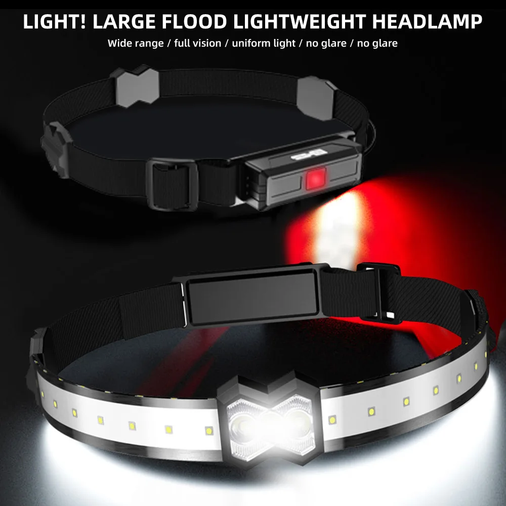

Outdoor Headlights Night Running Head-Mounted Flashlight Mountaineering Camping Glare Waterproof Headlamp