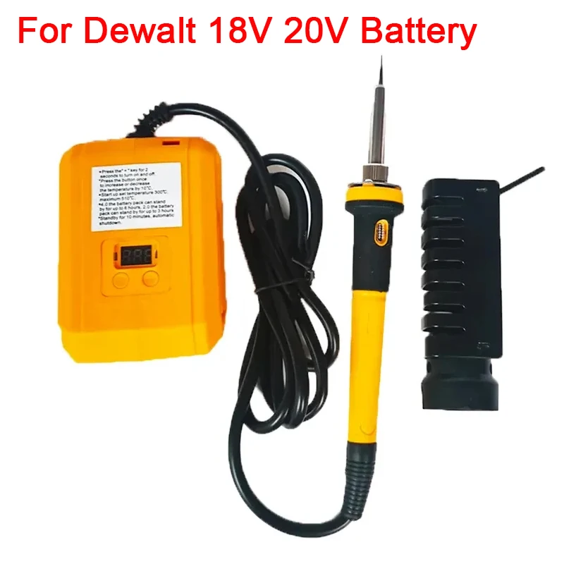 

Электрический паяльник Makita Dewalt 18 в 20 в, сварочный Электроинструмент с регулируемой температурой 300-500 ℃ и быстрым нагревом