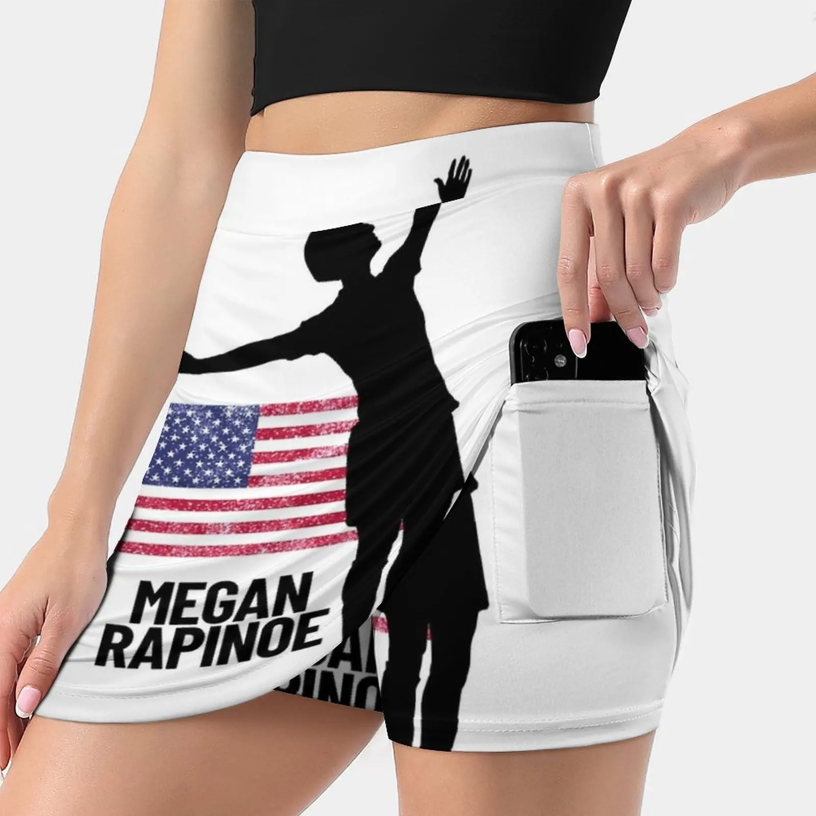 

Женская Спортивная юбка с карманами, в Корейском стиле, размеры до 4Xl