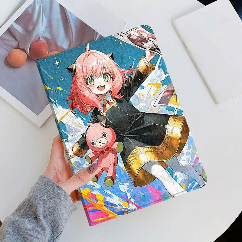 Фото S-SPY×F-FAMILY Anime Cute для Oppo Pad X SE 4 3 11 13,2 11,61 11,4 10,36 Pro 2 Air2 2025 Мягкий чехол для планшета с шелковым узором №1