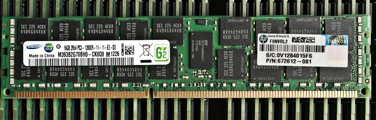 

RAM 713756-081 713985-B21 16G server DL380p DL388p Gen8 G8 memory