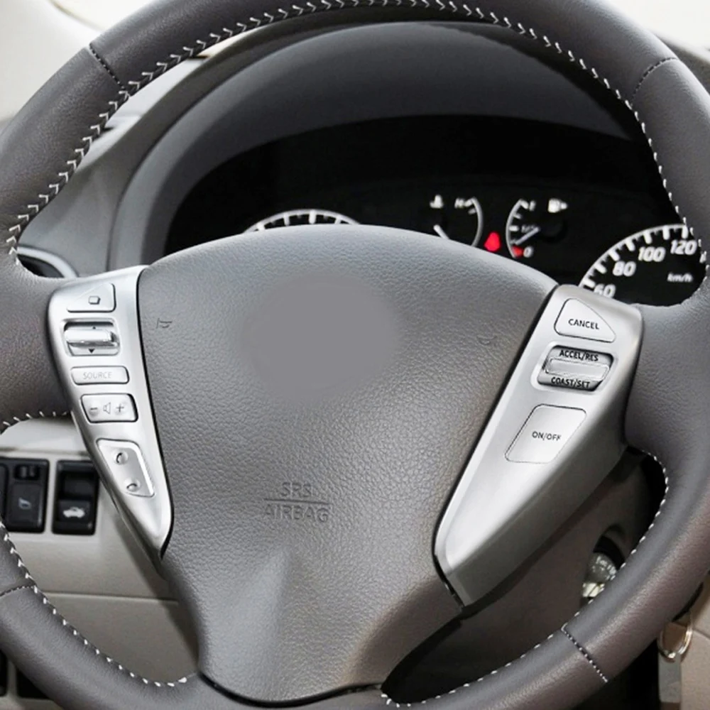 Фото M93K-автомобильный переключатель на руле, кнопка круиз-контроля для Nissan TIIDA SENTRA Livina SUNNY ALMERA 25550-3DA6A №4