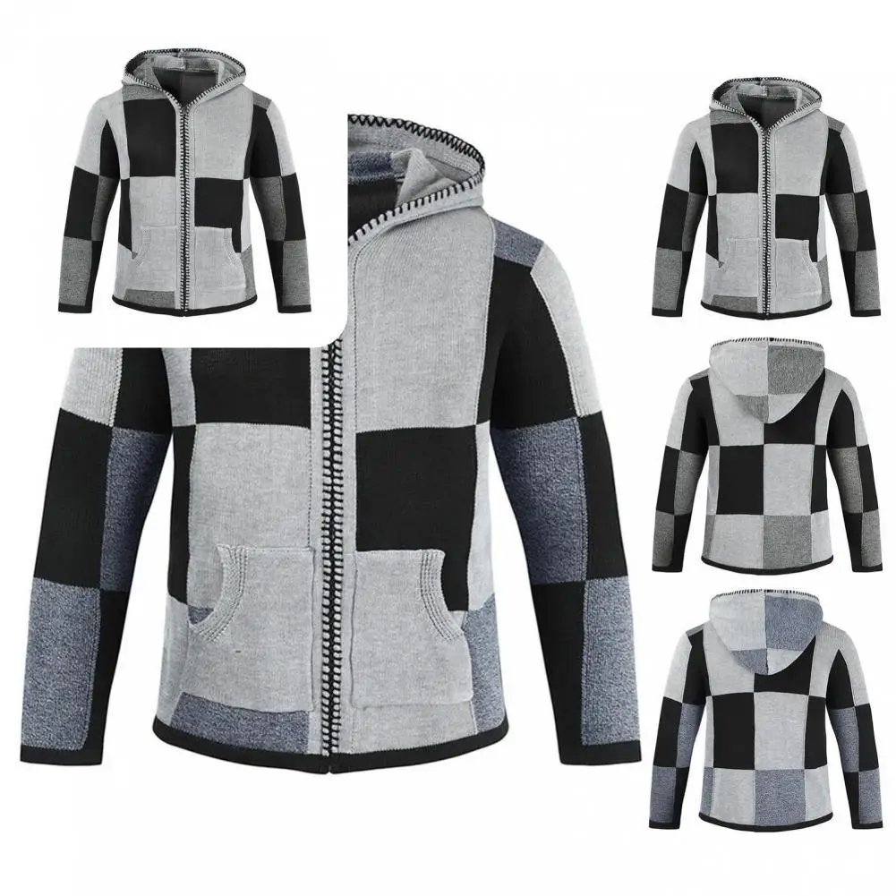 

Warm Hat Wear-resistant Men Coat for Work Sweater Coat Warm Hat Wear-resistant Men Coat for Work