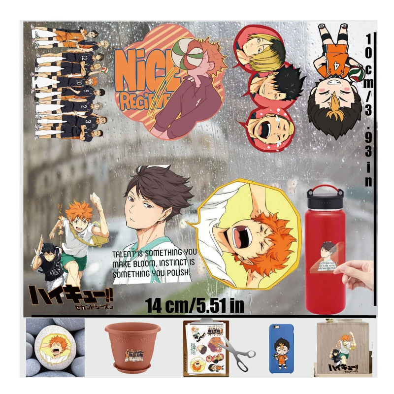 Shoyo Hinata Asahi Azumane Daichi Sawamura популярные аниме периферийные граффити УФ-переносная