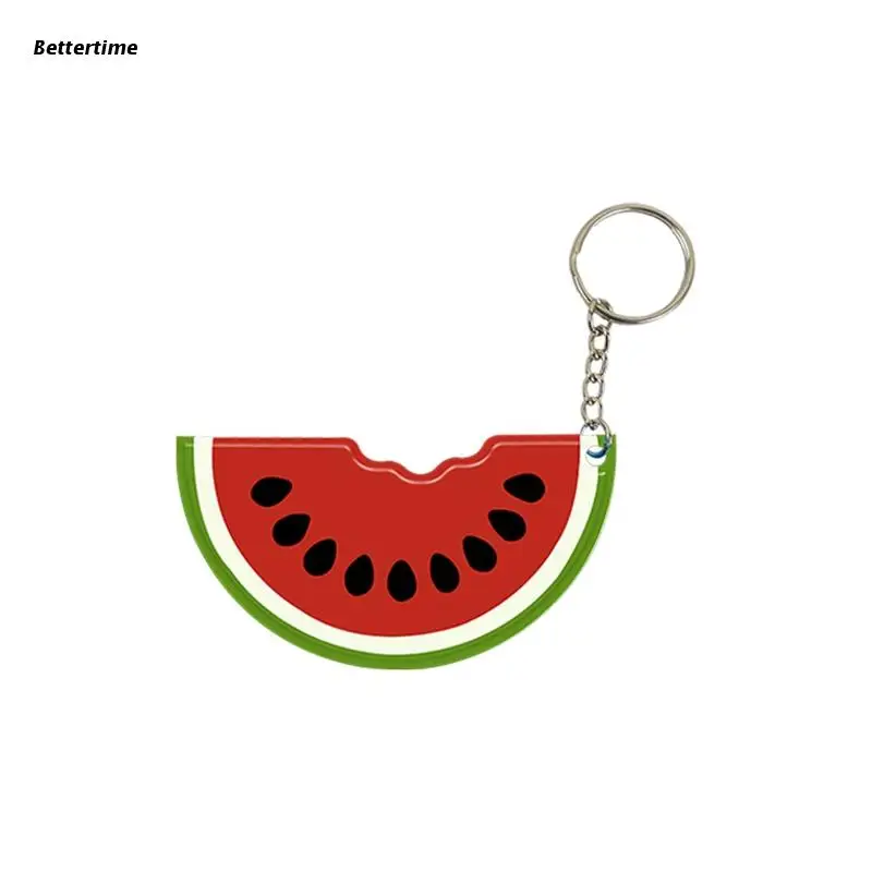 

B36D Crystal Watermelon Silicone Keychain Mold Resin Casting Pendant Ornament Mold