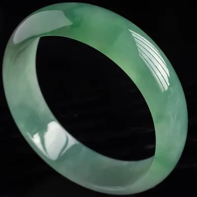 Ювелирные изделия zheru браслет из натурального бирманского нефрита 54 мм-62 мм