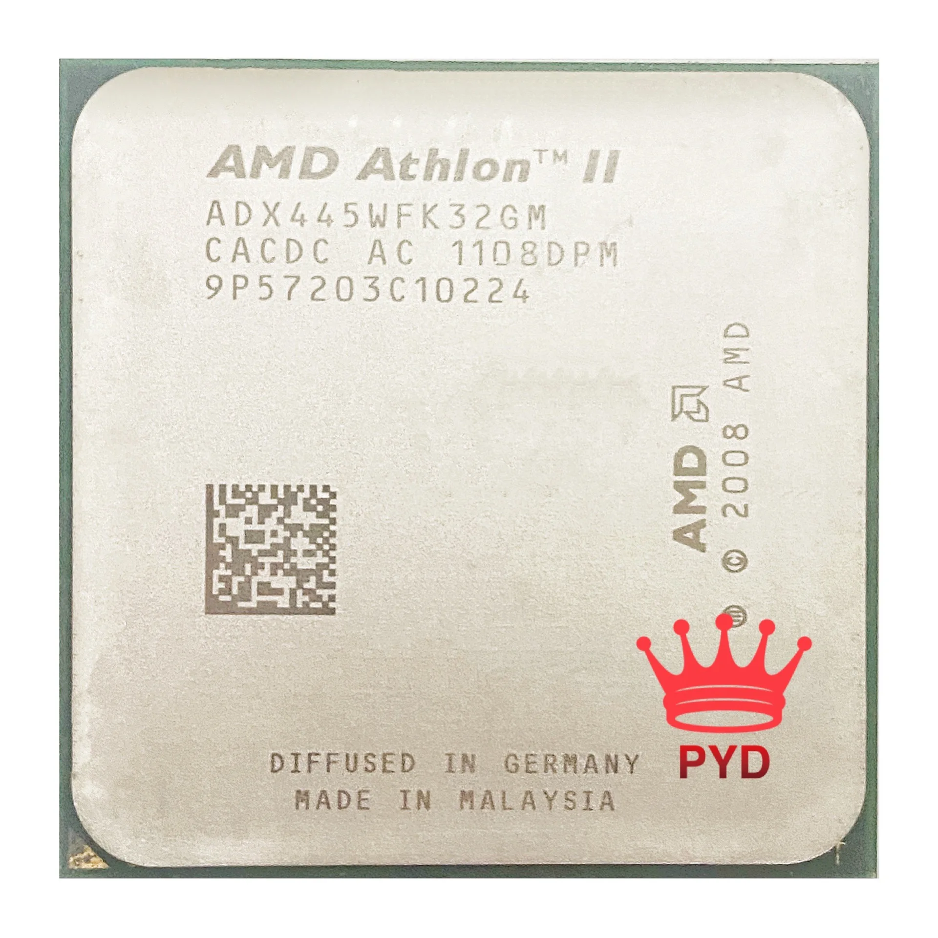 Процессор AMD Athlon II X3 445 3 1 ГГц трехъядерный процессор Разъем AM2 + AM3 для настольного