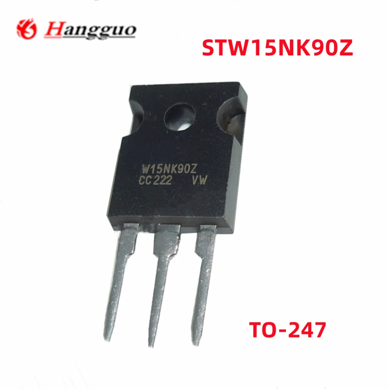 

10pcs/Lot Original STW15NK90Z W15NK90Z TO-247 N-Channel Power MOSFET 900V 15A