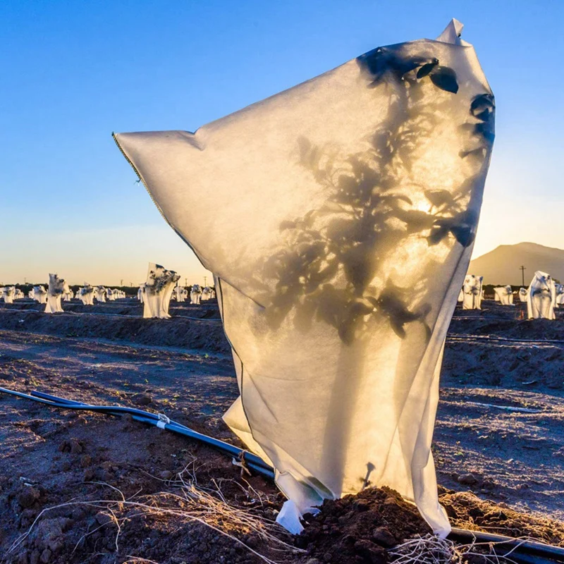 Мешочек для защиты растений от мороза зимние многоразовые кулиски большие
