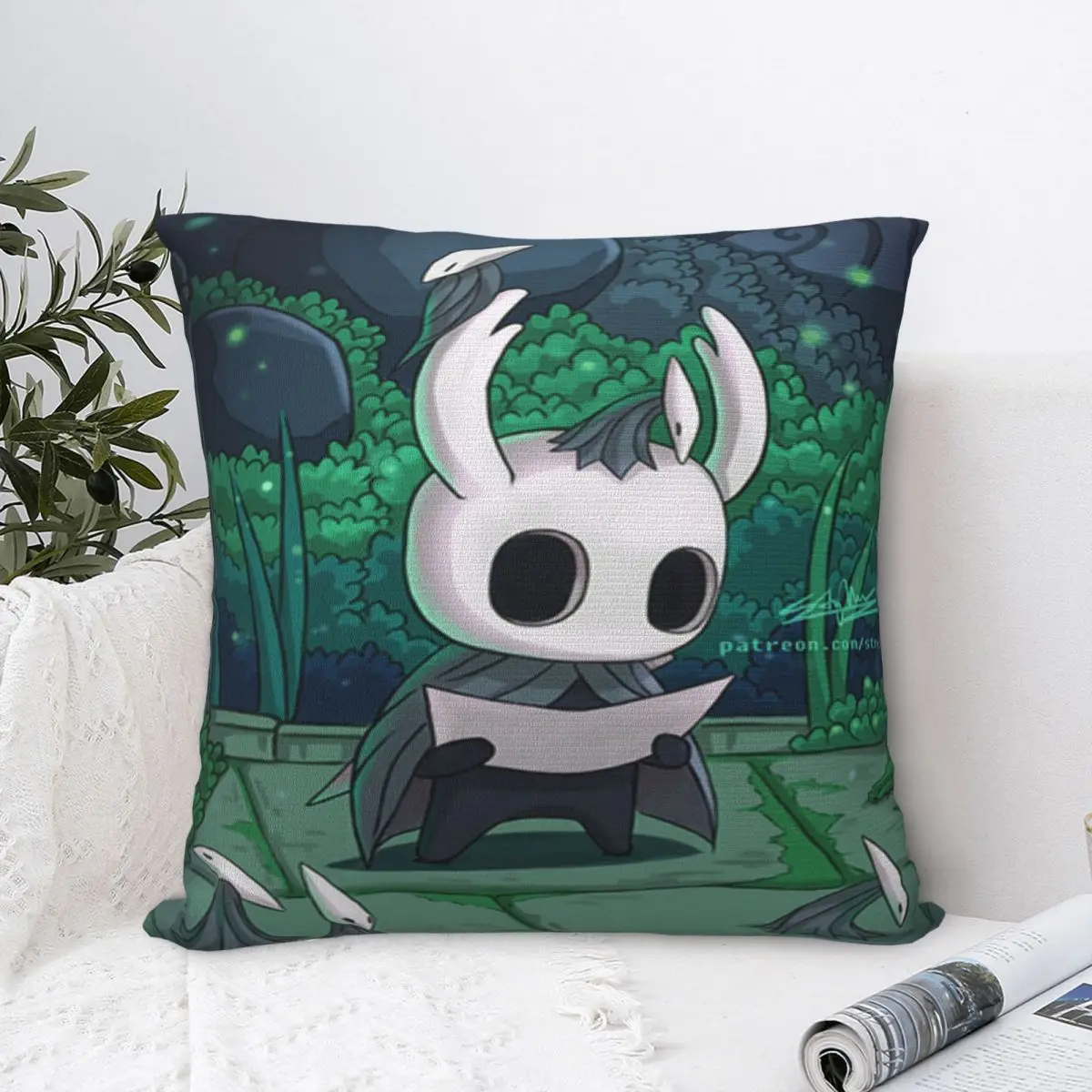 

Hollow Knight Sleeping Pillowcase Printed Pillowcase Cushion Accessories Home Decor Gift