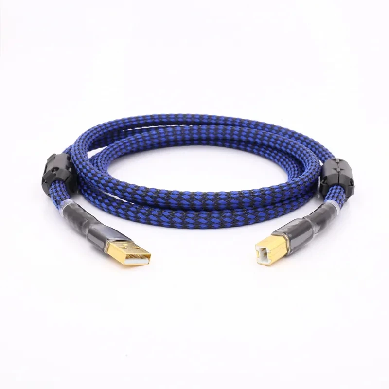 2 фута/3 фута/5 футов HIFI USB кабель DAC A-B Alpha OCC Digital AB Audio A to B high end