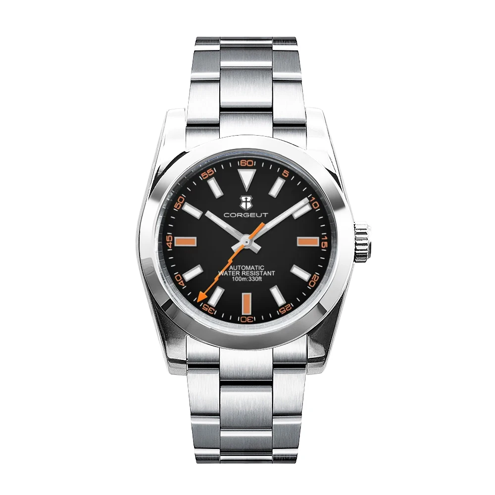 NH35 36 мм/39 мм часы Corgeut для мужчин автоматические механические наручные с
