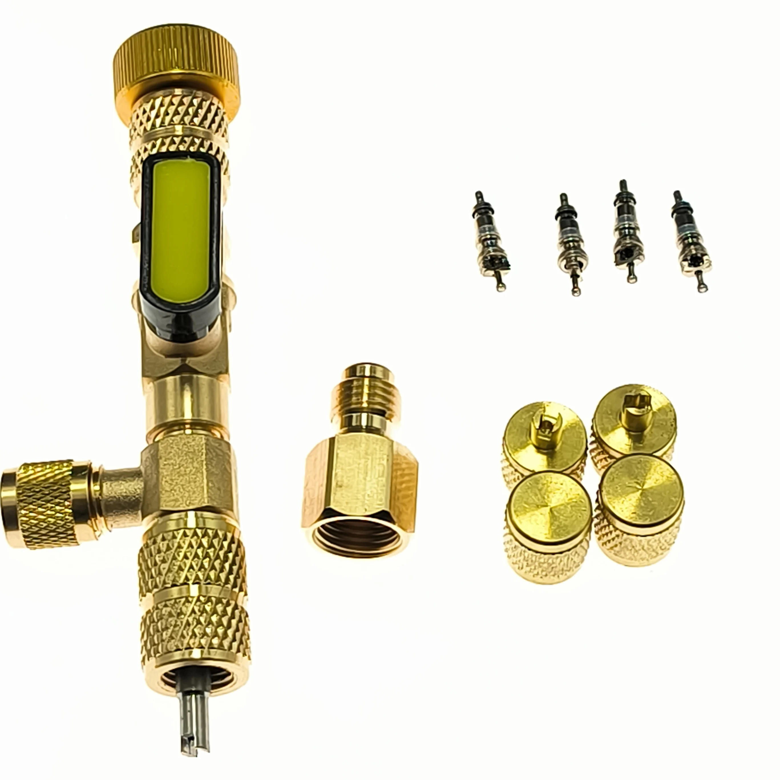 

Автомобильный Кондиционер, Инструмент Для Извлечения Сердечника Клапана, Адаптер Хладагента Высокого/низкого Давления